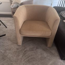 Velvet Accent Chair