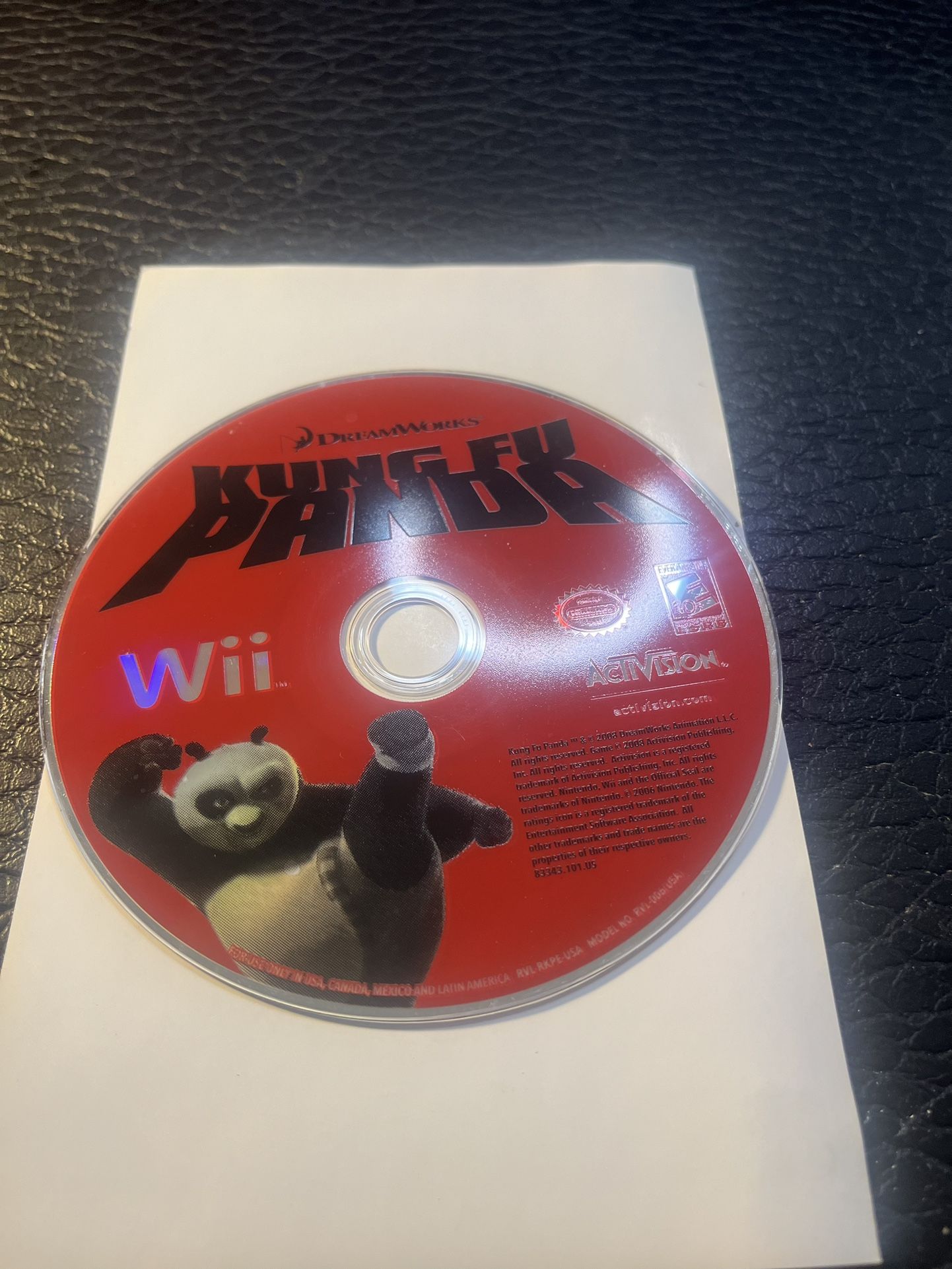 Kung Fu Panda Wii
