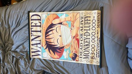 One piece luffy poster