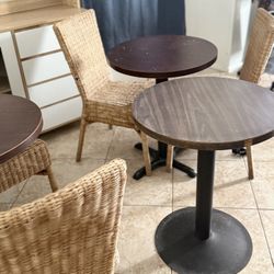 Cafe Style Tables $20 Ea Or $120 For All 8