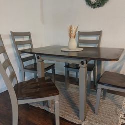 Table And 4 Chairs 