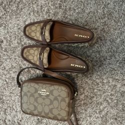 Coach Shoe  Size 11 And Bag ( New)