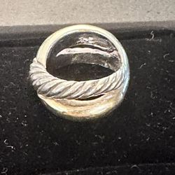 David Yurman Silver&Gold Ring