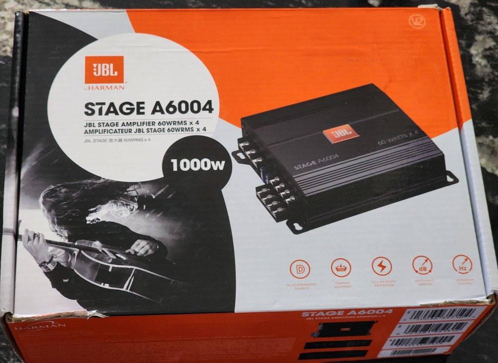 JBL CAR AMP STAGE A6004