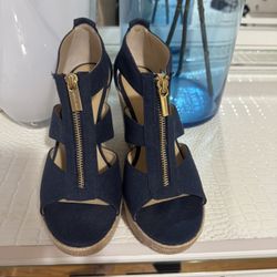 Michael Kors Espadrille Wedges, Size 7.5 , Used Once Perfect Conditions 