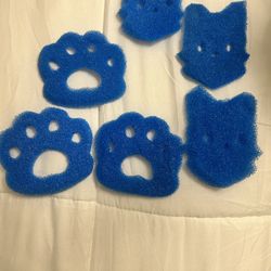 6 Pieces Reusable Pet Hair Remover for Laundry