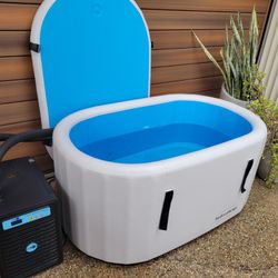 Portable Cold Plunge Full Setup No Ice Needed 