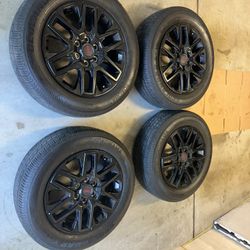 TRD Wheels off a Tundra. 20"