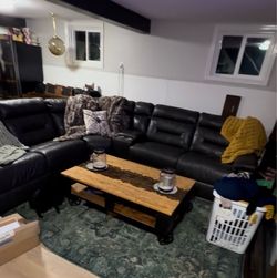Industrial coffee table