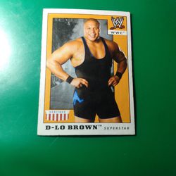 2008 Topps Heritage WWE D-Lo Brown #14