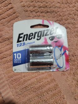 123 Lithium Batteries (2-Pack), 3V Photo Batteries