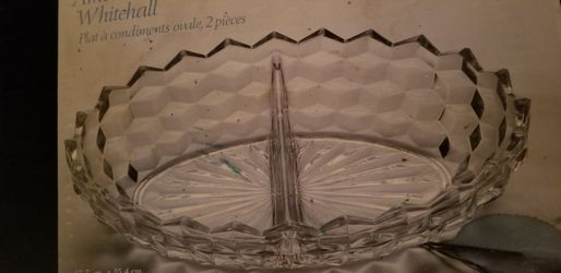 Rare Vintage - Never Used / In Original Box / WHITEHALL PLAT CONDOMENT OVAL