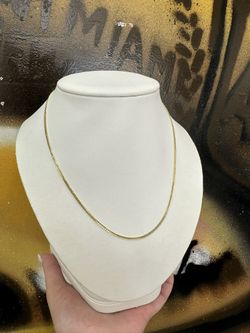 14k MICRO CUBAN CHAIN
