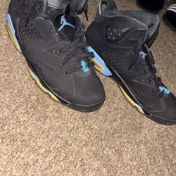 Black Unc Retro Jordan 6s