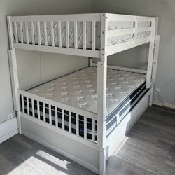 Full-size Bunk Beds (one Mattress Included)