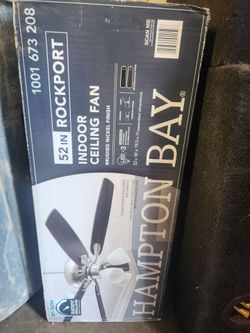 Hampton Bay ceiling fan 52in