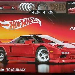 Mattel Brick Shop Hot Wheels ’90 Acura NSX Building Toy (876 Pieces), for Collectors