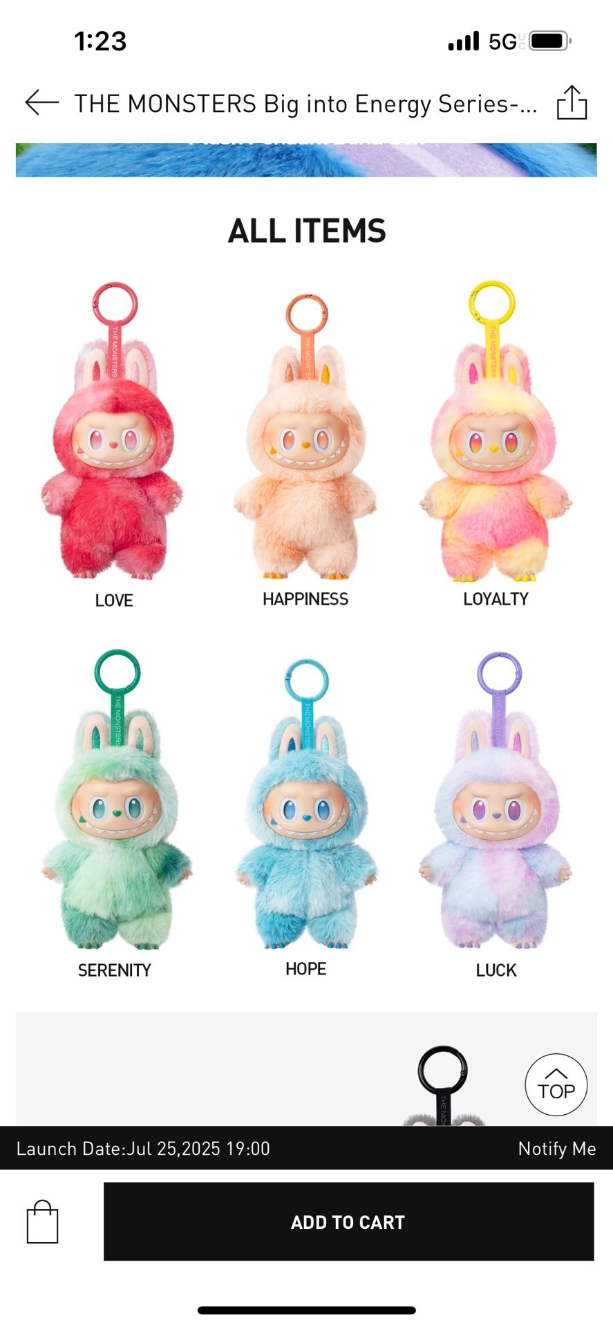 Big Into Energy Labubu