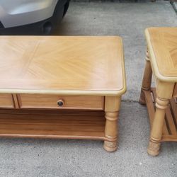 Coffee Table  and Side Table.