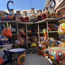 Macetas De Talavera Y Decorasiones,diferentes Diseños Y Diferentes $$presios .