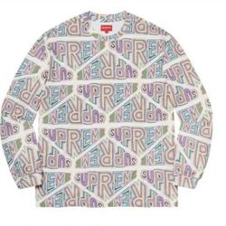 Supreme Perspective L/S Top / Longsle Tee White Medium 10/10  FW20 Rare