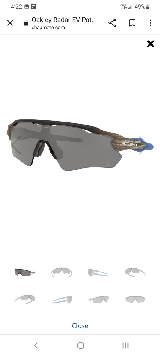 Oakley Radar Ev Path MLB Dodgers Sunglasses Sports & Outdoors