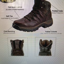 Mens Diehard Work Boots Size 9 Brand New