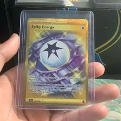 Gold Pokemon Spiky Energy