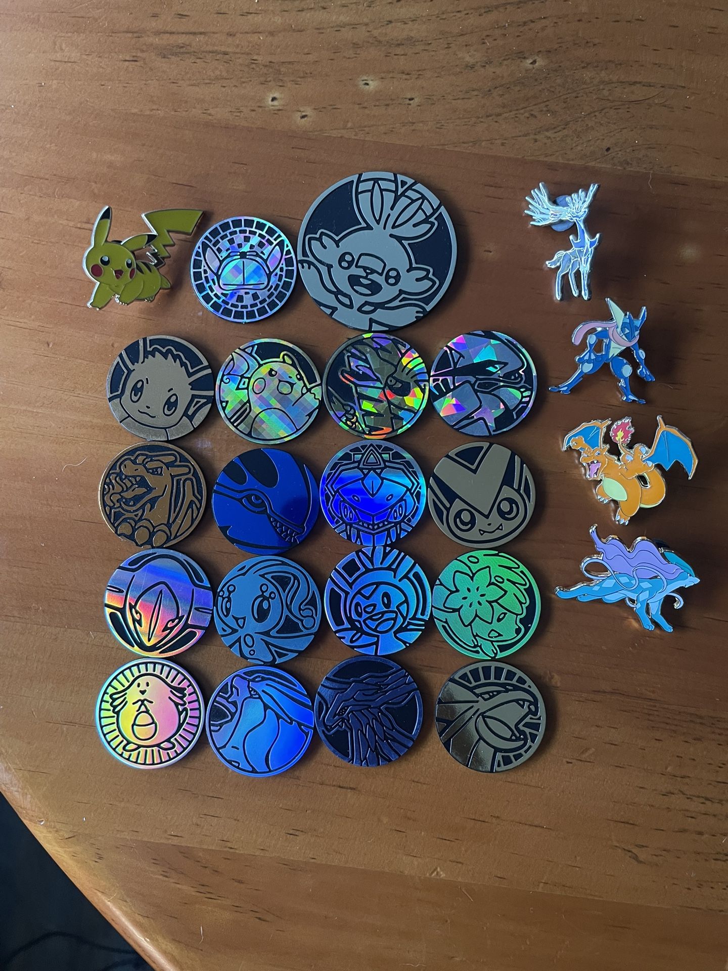 Pokemon Pins & Coins