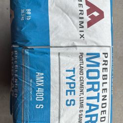 Preblended Mortar 80# Never Opened 
