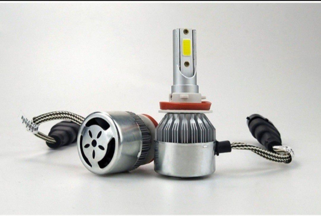 Bright Clear White LED bulbs For Different Type Of Vehicles. Built In Fans On Each Light Bulb.H11 H7 9006 9005 H1 9007 H13 H4 H3 880 