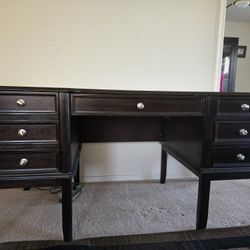 "Custom Made" Solid Wood Desk 