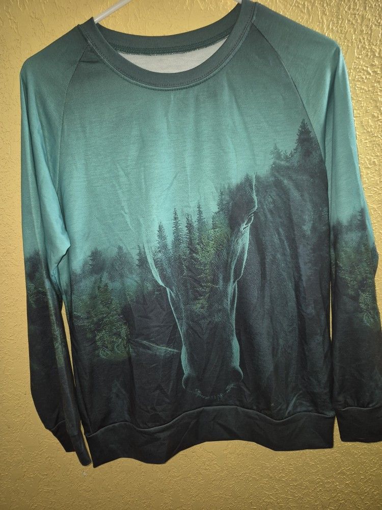 Small Light Horse Sweater