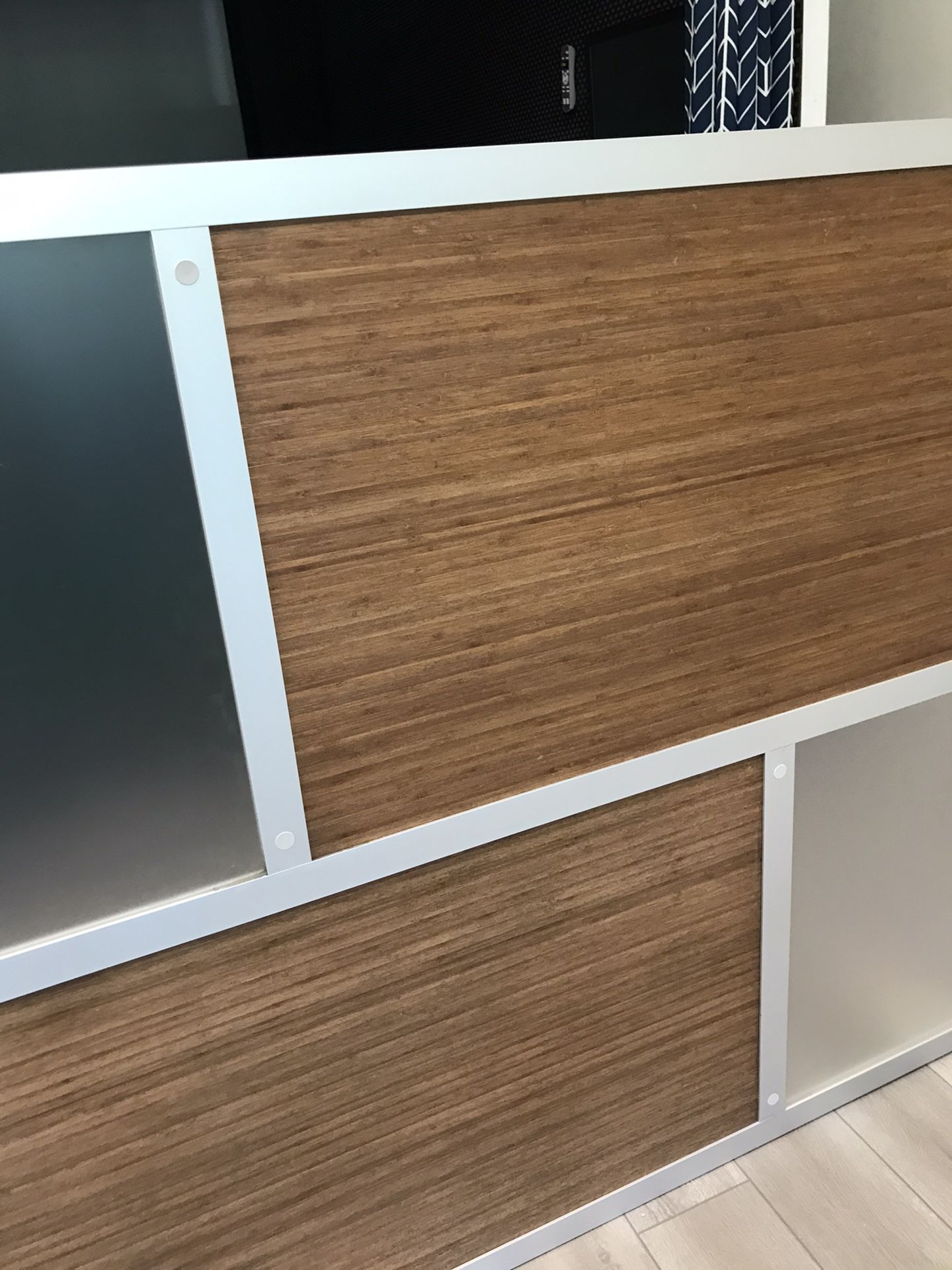 LoftWall bamboo, aluminum, frosted glass partitions