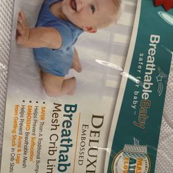 Breathable Mesh Cribe Liner