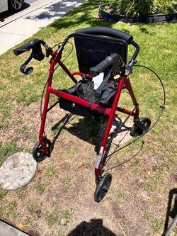 Adult Mobility Walking Chair with Bag Storage Compartment