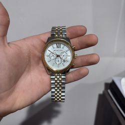 michael kors two-tone watch