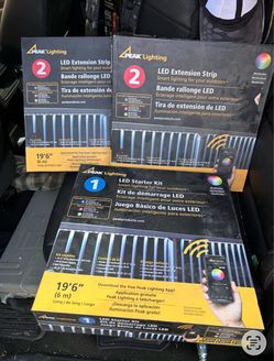 Peak Outdoor Lighting Bundle With 58-1/2” Of Color Changing Lights