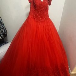 Red Quince Dress