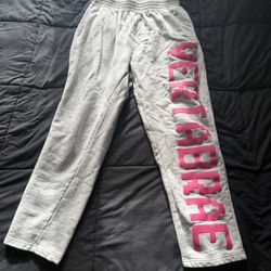 Vertabrae Sweatpants "Grey/Pink"