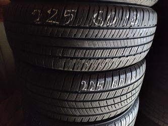 225/60R18 Two Tires No Wheels 