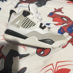 Jordan 4 Military Black Toddler Shoes Size 8c