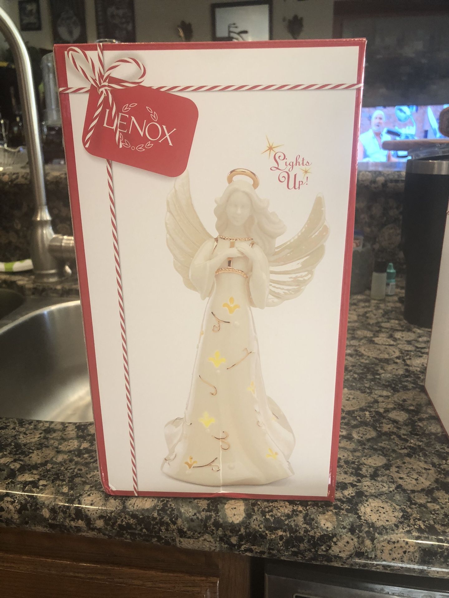 Lenox Porcelain Lit Guardian Angel