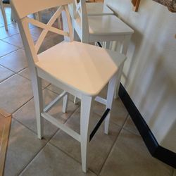 3 Bar Stools - IKEA INGOLF 