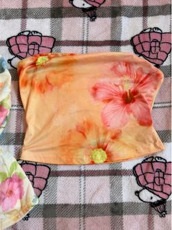 Colorful summer tops