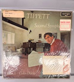 Michael Tippett Symphony No. 2 Argo Vinyl LP - Colin Davis LSO