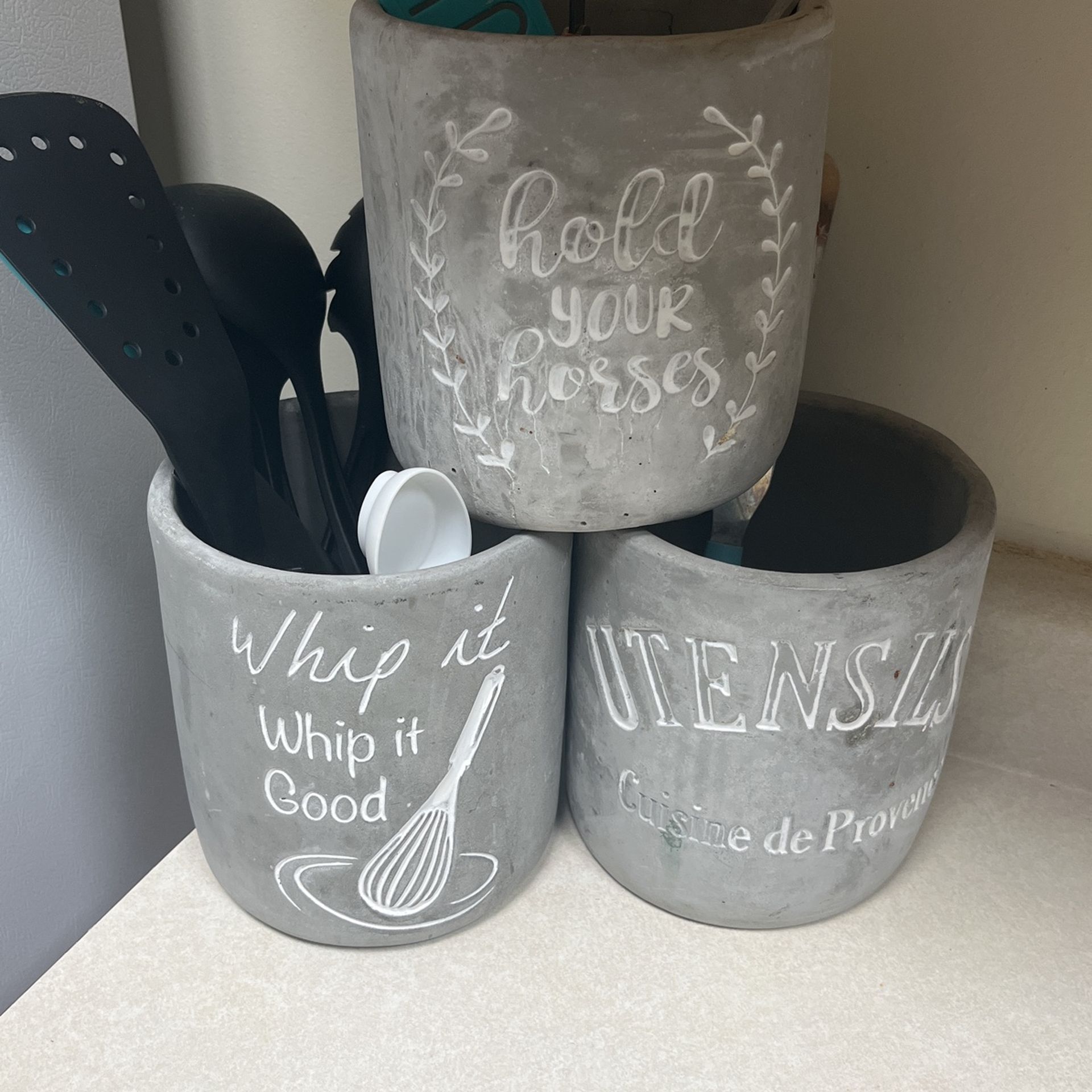 Ceramic Kitchen Utensil Holder