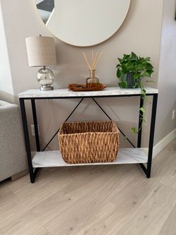 Modern contemporary console table