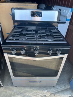 Semi new range 5 burners