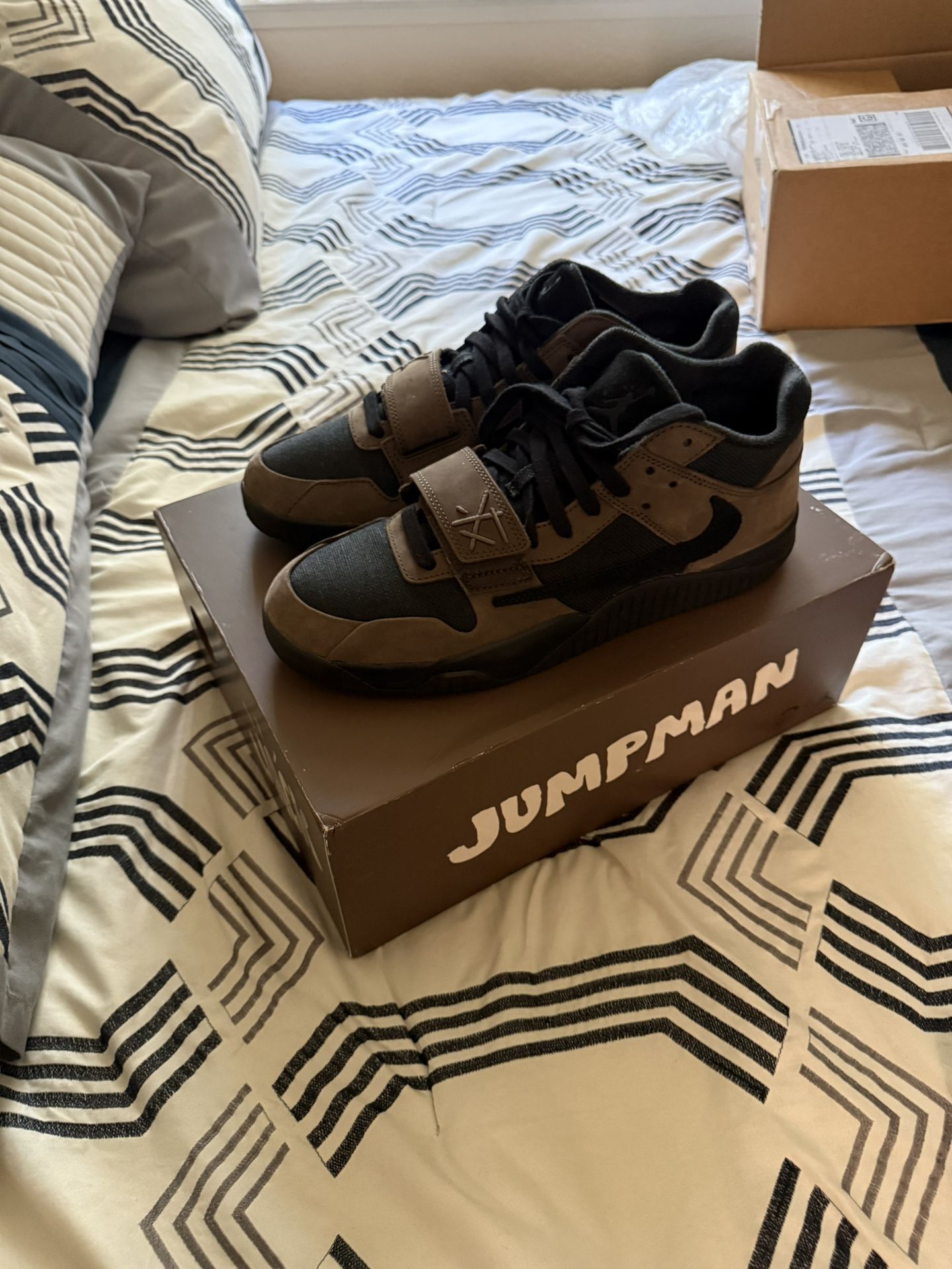 Mocha Jumpman Jacks Worn Once Size 12